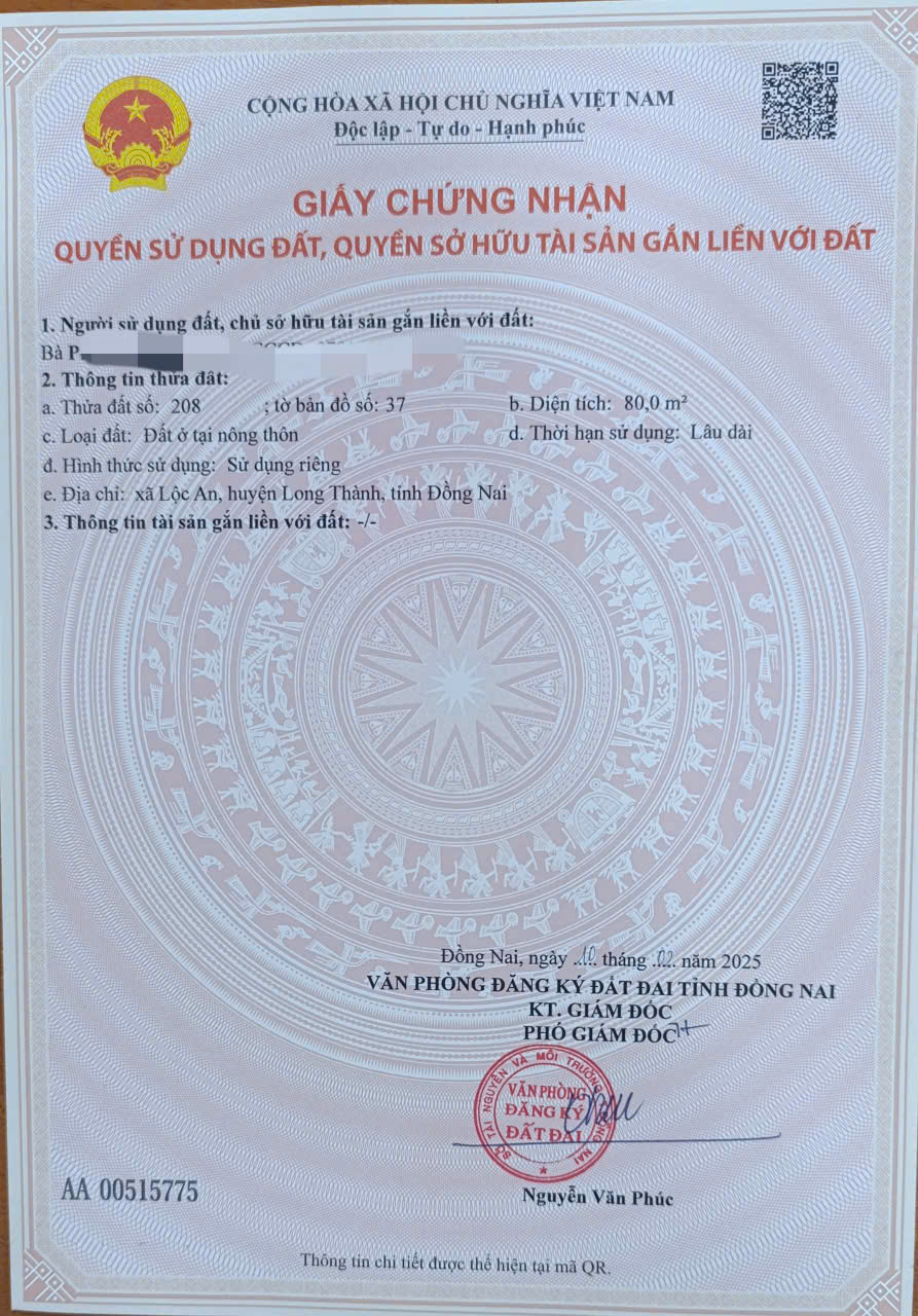 Đất đẹp tái định cư 3 tỷ3, thổ cư 100%